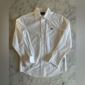 Lauren Ralph Lauren Big Boys Solid Logo Dress Shirt - Boy’s Size 14